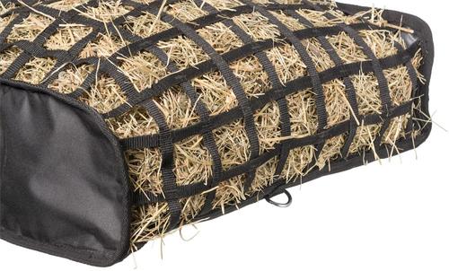 Show full view: Tough1 Horse Slow Feed Bag Web Front & Bottom, 12 to 28-in straps, Black slide 2 of 3