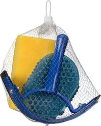 Tough1 3-Piece Horse Wash Kit, 9 x 8-in, Royal Blue