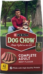 Dog Chow Complete Adult with Beef Flavor Dry Dog Food, 40-lb bag
