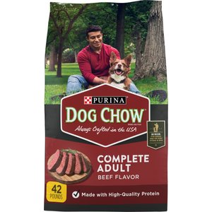 Dog Chow Complete Adult with Beef Flavor Dry Dog Food, 40-lb bag