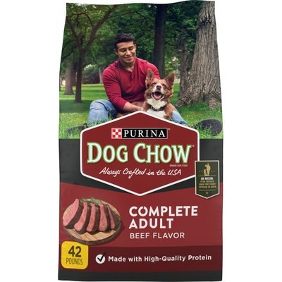 Dog Chow Dog Chow Complete Adult with Beef Flavor Dry Dog Food, 80-lb bundle