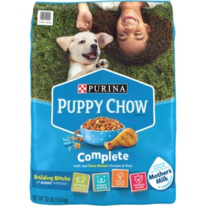 Puppy Chow Complete with Real Chicken Dry Dog Food, 30-lb bag