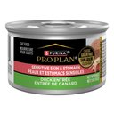 Purina Pro Plan Focus Sensitive Skin & Stomach Classic Duck Grain-Free Entree Canned Cat Food, 3-oz, case of 24