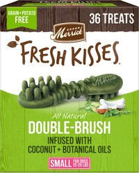 Merrick Fresh Kisses Infused with Coconut Oil & Botanicals Small Dental Dog Treats, 36 count