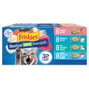 Purina Friskies Seafood Favorites Wet Cat Food Variety Pack, 5.5-oz can, case of 32