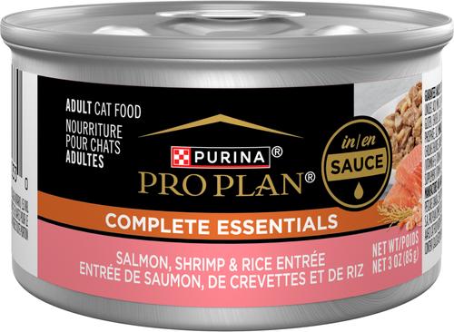 Purina Pro Plan Adult Salmon, Shrimp & Rice Entrée in Sauce Canned Cat Food