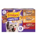 Friskies Meaty Bits Variety Pack Canned Cat Food, 5.5-oz, case of 24