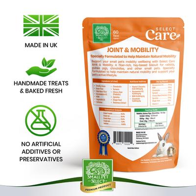 Show full view: Small Pet Select Care Natural High Fiber Timothy Hay Based Joint & Mobility Support Treat Supplement for Smallpets, Brown, 4.2-oz bag slide 3 of 8