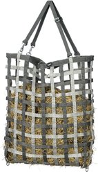 Tough1 Slow Feed Web Hay Horse Feeder, Light Grey/Dark Grey