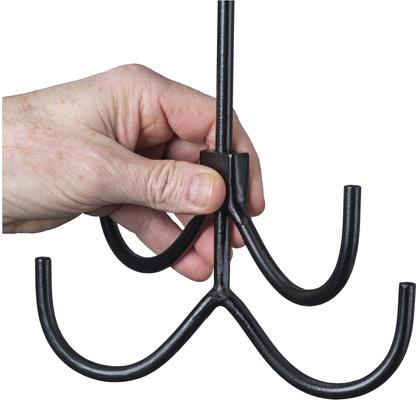 Show full view: Tough1 Collapsible Horse Cleaning Hook, Black, 6 x 10-in slide 2 of 5