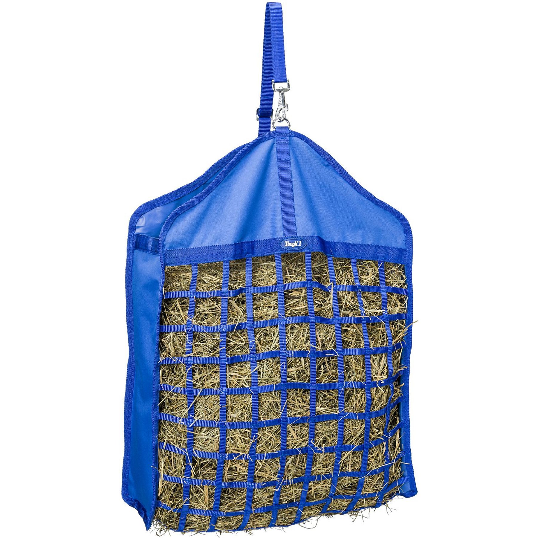 Tough1 Horse Slow Feed Bag Web Front & Bottom, 12 to 28-in straps, Royal Blue