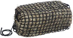Tough1 Slow Feed Square Bale Horse Web Feeder, Black, 1/2-in wide