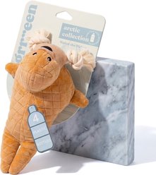 Grrreen Walrus Squeaky Plush Dog Toy, Brown, Medium