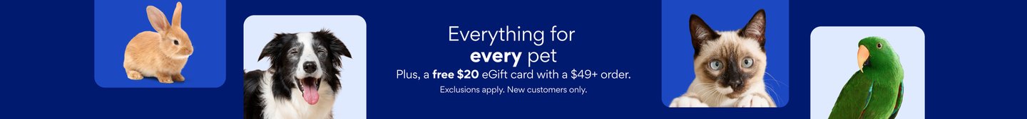 Free $20 eGift card with your $49+ order. New customers only. Exclusions apply