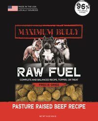 Maximum Bully Raw Fuel Pasture Raised Beef Recipe Freeze-Dried Dog Food, 16-oz