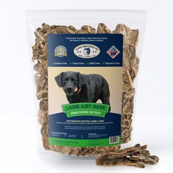CLEAR CONSCIENCE PET Lamb Airy Bark Lamb Lung with Kelp, Carrot, Tomato, Spinach & Flaxseed Gluten Free Dog Treats, 8-oz bag
