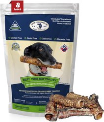 CLEAR CONSCIENCE PET Kelpy Tubes 6-in Beef Trachea with Natural Organic Kelp Dog Chews, 8 count