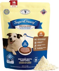 CLEAR CONSCIENCE PET SuperGravy Bon A' La Goat Beef Digestive Health Gluten Free Powder Supplement Dog Food Topper, 2.1-oz bag