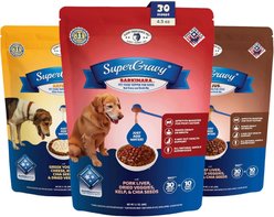 CLEAR CONSCIENCE PET SuperGravy Original Trio Beef Digestive Health Gluten Free Powder Supplement Dog Food Topper, 3 count, 4.5-oz bag