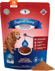 CLEAR CONSCIENCE PET SuperGravy Barkinara Pork Digestive Health Gluten Free Powder Supplement Dog Food Topper, 2.1-oz bag