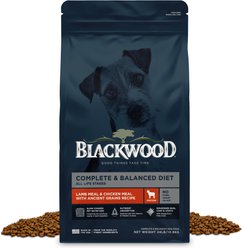 Blackwood Complete & Balanced Diet Adult Lamb Meal & Chicken Meal with Ancient Grains Recipe Dry Dog Food, 24-lb bag