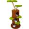Show in main carousel: Wisfor Modern Multi Condo Scratching Post Boho Cat Tree Tower, Green, 24.02 x 58.27-in slide 8 of 9