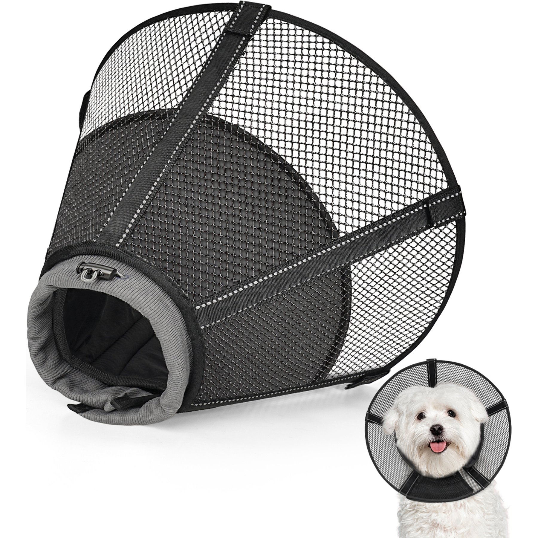 Supet Soft Mesh Dog Recovery Collar, X-Small
