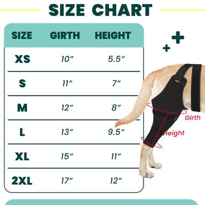 Show full view: Supet Dog Rear Right Leg Recovery Sleeve for Dogs, X-Large slide 5 of 9