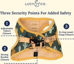 Lucy & Co. Looking Sharp Step-in Cat Harness, Small: 14.5 to 16-in chest slide 2 of 7