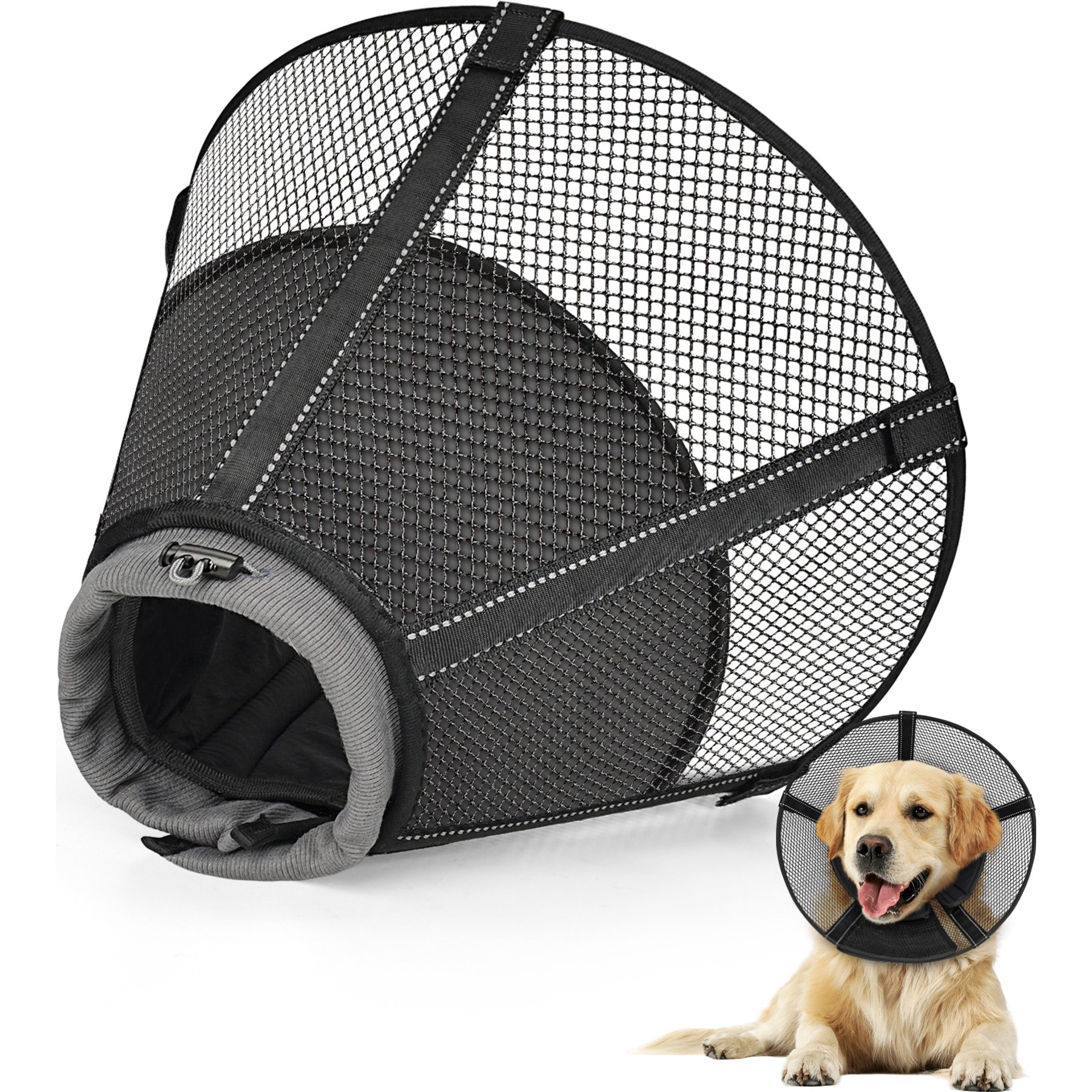Supet Soft Mesh Dog Recovery Collar, X-Large