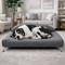 Show in main carousel: Club Nine Pets Dream Lounger Orthopedic Dog Bed, Graphite Gray, Jumbo slide 3 of 9