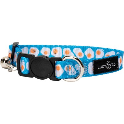 Lucy & Co. Lucy & Co. Eggcellent Breakaway Cat Collar, Small: 7 to 9.5-in neck, 3/8-in wide