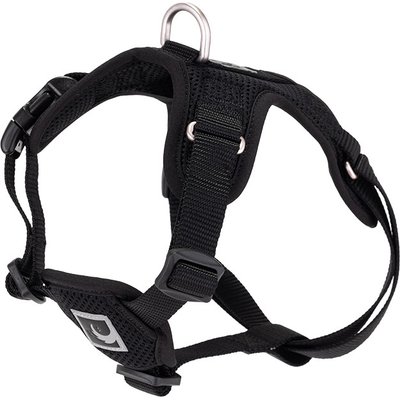 RC Pets RC Pets Forte Step In Dog Harness, Black, Large: 25 to 35-in chest
