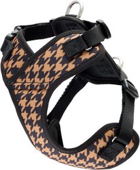 RC Pets Petite Explorer Dog Harness, Houndstooth Toffee, Small: 13 to 18-in chest