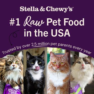 Show full view: Stella & Chewy's Tummy Ticklin' Turkey Dinner Morsels Freeze-Dried Raw Cat Food, 3.5-oz bag slide 7 of 13