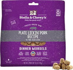 Stella & Chewy's Dinner Morsels Plate Lickin' Pork Recipe Cat Dried Food, 3.5-oz bag