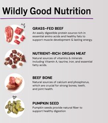 Stella & Chewy's Freeze-Dried Raw Dinner Morsels Grain-Free Protein Rich Bountiful Beef Recipe Cat Food, 18-oz bag slide 2 of 9