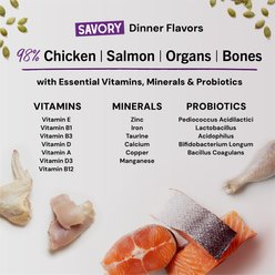 Stella & Chewy's Marie’s Magical Dinner Dust Wild Caught Salmon & Cage Free Chicken Recipe Freeze-Dried Raw Cat Food Topper, 7-oz bag slide 2 of 9