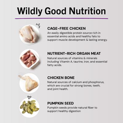 Show full view: Stella & Chewy's Chick Chick Chicken Dinner Morsels Freeze-Dried Raw Cat Food, 8-oz bag slide 9 of 13