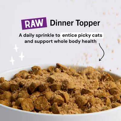 Show full view: Stella & Chewy's Marie’s Magical Dinner Dust Cage Free Chicken Recipe Freeze-Dried Raw Cat Food Topper, 7-oz bag slide 3 of 12