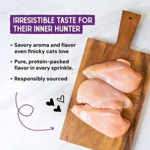 Stella & Chewy's Marie’s Magical Dinner Dust Cage Free Chicken Recipe Freeze-Dried Raw Cat Food Topper, 7-oz bag