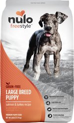 Nulo Freestyle Salmon & Turkey Recipe Large Breed Puppy Grain-Free Dry Dog Food, 26-lb bag