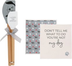 Pavilion My Dog Spatula & Reusable Dish Cloth Set