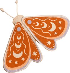 Awoo Luna Moth Flying Disc Dog Toy, Brown