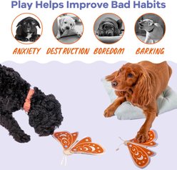 Awoo Luna Moth Flying Disc Dog Toy, Brown slide 2 of 7