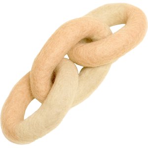 Awoo Link Felt Dog Tug Toy, Oat, Large