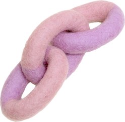 Awoo Link Felt Dog Tug Toy, Lilac, Large