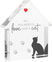 Pavilion Cat Acrylic House Plaque, 4-in