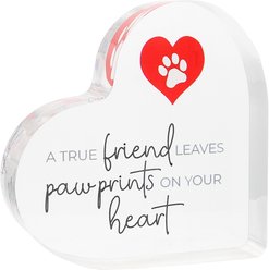 Pavilion True Friend Acrylic Heart Plaque, 3.5-in
