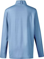 Kerrits Kids Ice Fil Lite Long Sleeve Horse Riding Shirt, Carolina Blue, X-Small